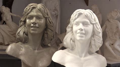 Sculpting a Portrait, Making a Mold and a Cast .